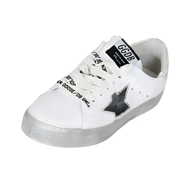 Golden Goose May Low Top Skateboard Shoes Women's White-0