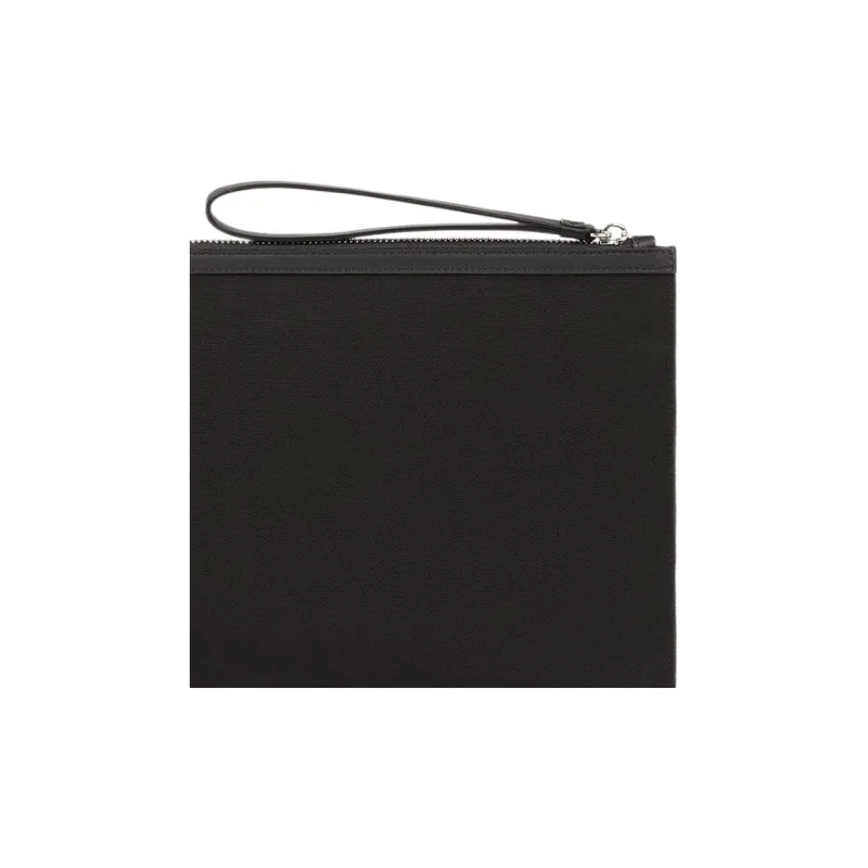 KENZO Polyester Clutch Large Size Unisex Black-2