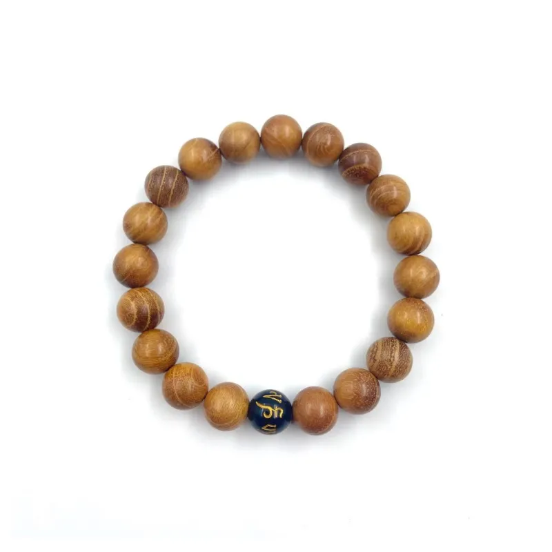 ERXI Golden Sandalwood Wooden Bracelets Unisex-0