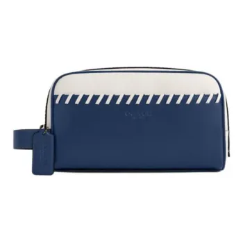 COACH Calfskin Clutch Women's Blue