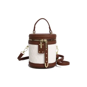 Yalu PU Shoulder Bag, Crossbody Bag, Handbag Women's White & Coffee/Black/Red/Light Yellow