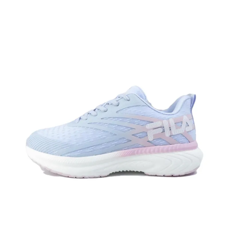 FILA Streamline Anti Slip Wear Resistant Low Top Casual Running Shoes Women's Light Blue-0