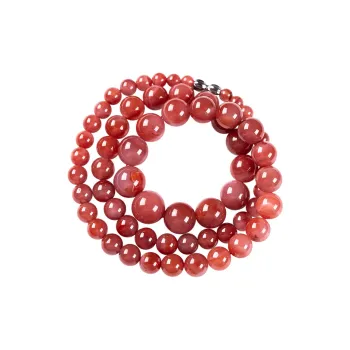 Execute The Blessing South Red Agate Necklaces Unisex