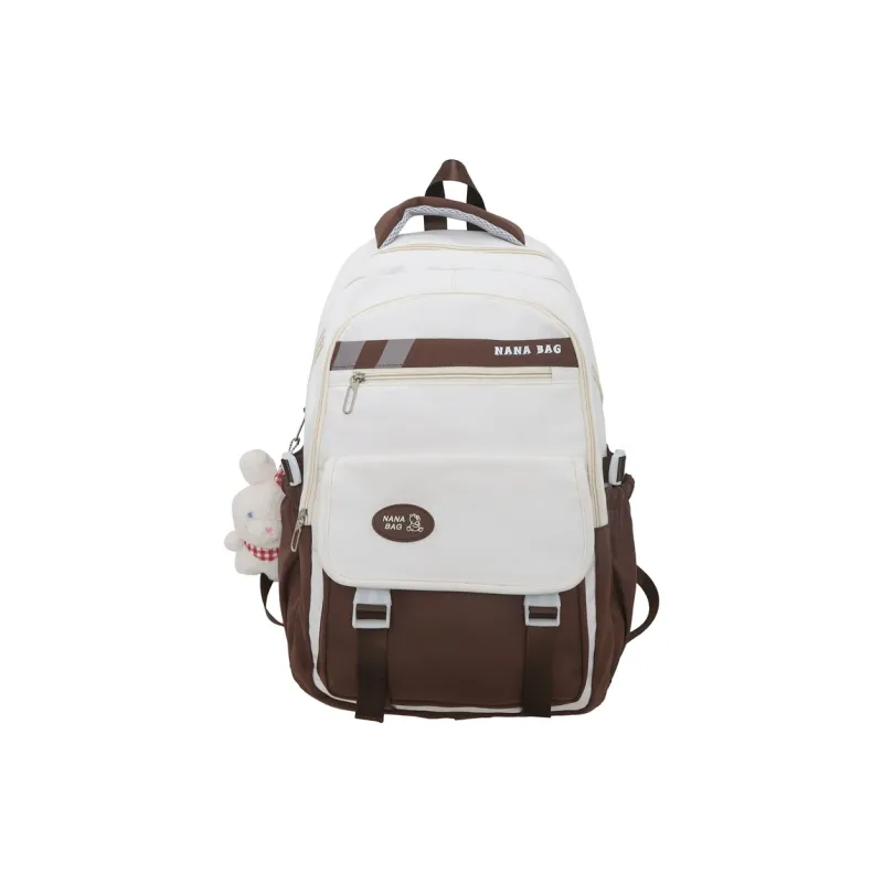Yalu Nylon Backpack Unisex Multicolor-12