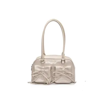 TOUTSEUL YOLO PU Shoulder Bag Women's White/Silver/Black/Red/Pink/Coffee