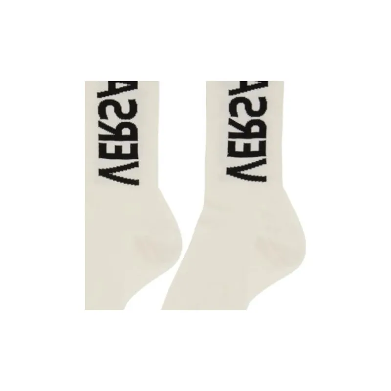 FANSIZHE Mid Calf Socks Men's 1 Pack White-3