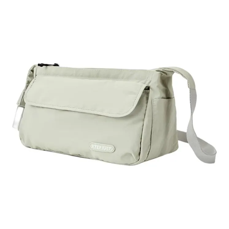 XTEP Textile Fabric Shoulder Bag, Crossbody Bag Unisex Light Green-1