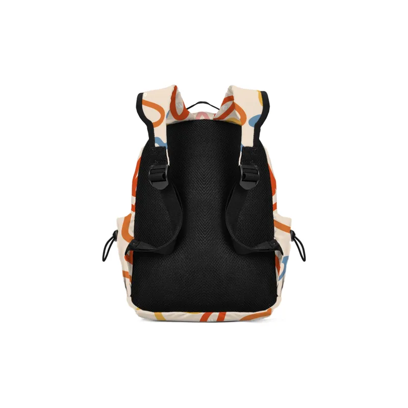 DRACONITE Polyester Backpack Regular Unisex Ecru-27
