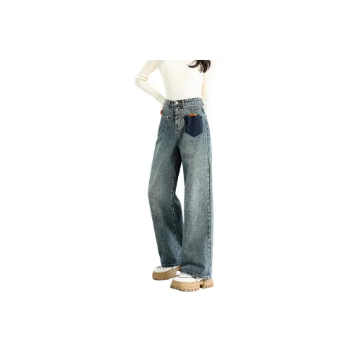 FAWENXIANGZI Jeans Women's Blue