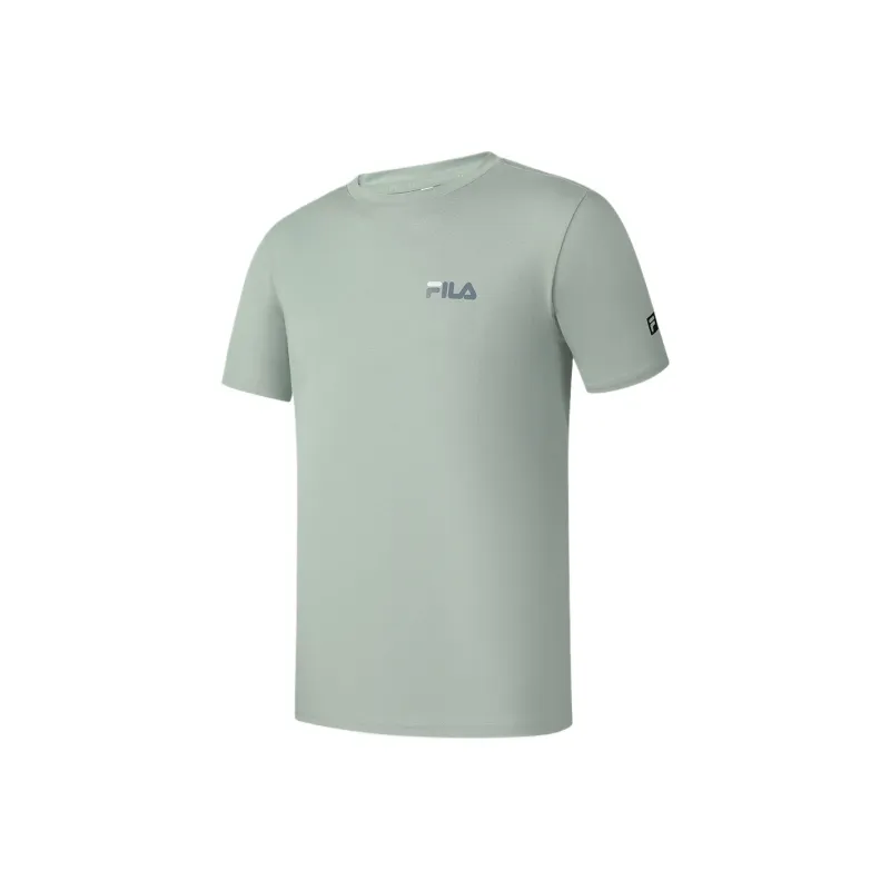 FILA Fitness T Shirt Men's Oat Gray-2