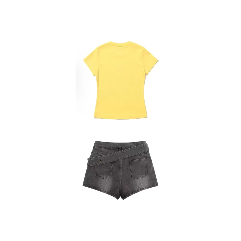 ABCMININ Two Piece Skirt Sets Women's-1