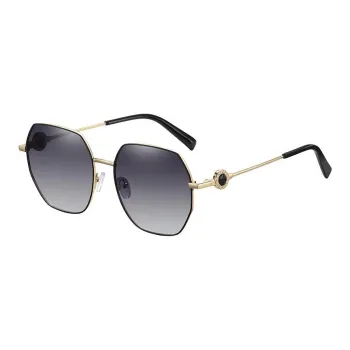 AAJF Stainless Steel Irregular Shape Sunglasses Unisex