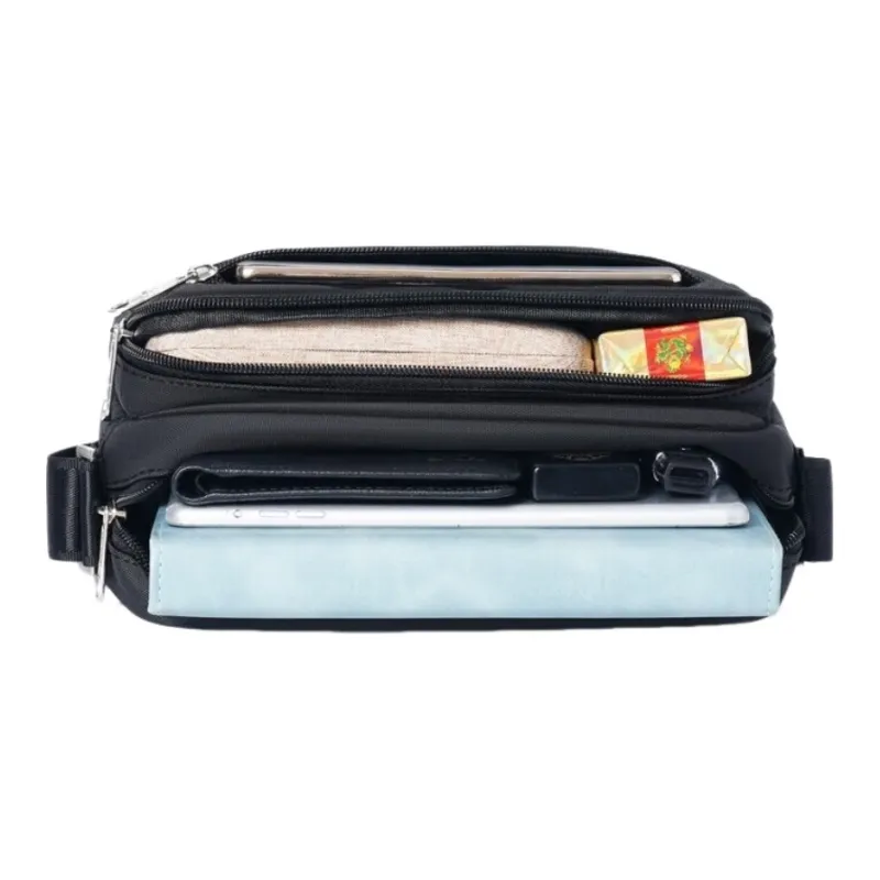 Warrior Oxford Shoulder Bag Unisex Black-4