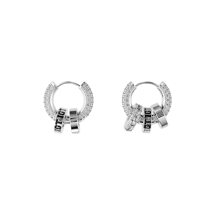 VERENA REINE Copper Earrings Unisex-0