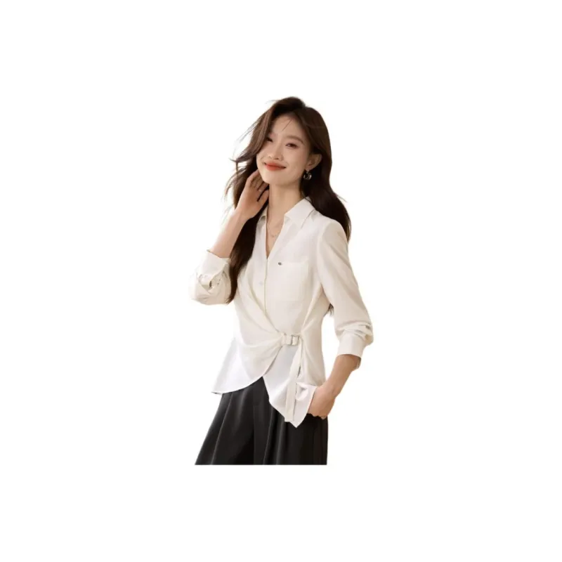 Mo Han Yi Mei Shirt Women's Pure White-0