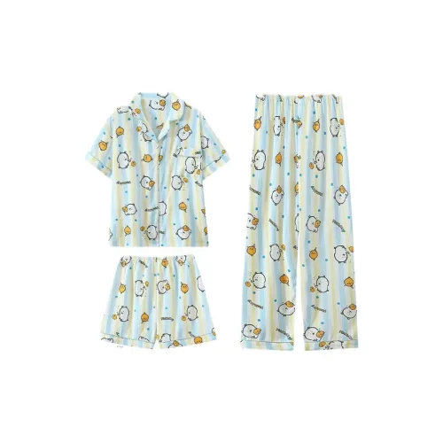 XIAFENYAN Pajama Set Women's Green