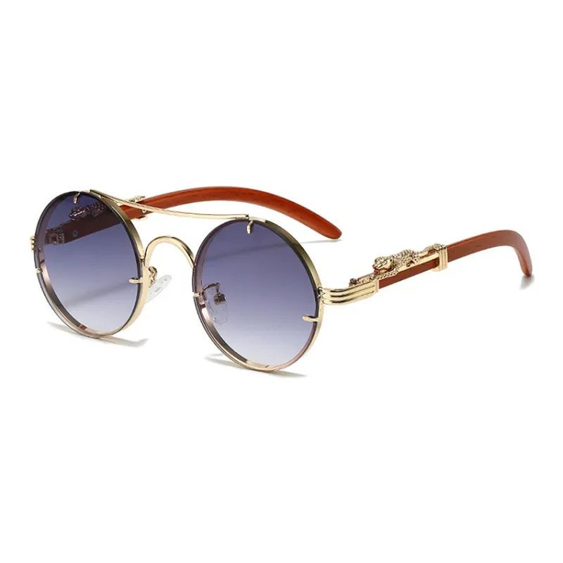 PSACSS Metal Round Sunglasses Unisex-0