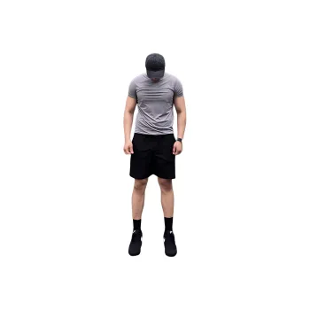 CORNILOT Casual Shorts Unisex Phantom Black