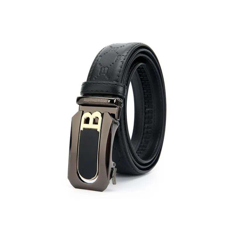 ALI THE FOX Cow Leather Belts Unisex 3.5CM-0