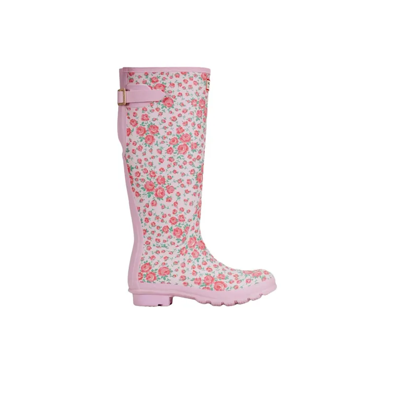 HUNTER Original Back Adjustable Tall Rain Boots LoveShackFancy Sunrise Patchwork Print Women's-1