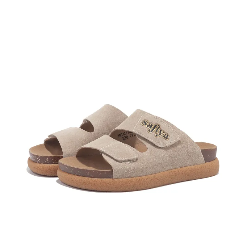 Safiya PU Polyurethane Abrasion Resistant Slide Slippers Women's-7
