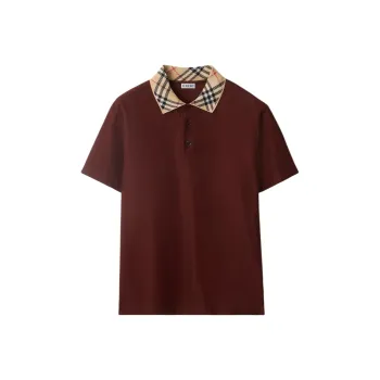 Burberry SS25 Polo Shirt Men's Red