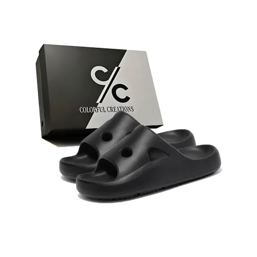 Colorful Creations EVA Quiet, Slip Resistant, Quick Dry Slide Slippers Men's Box