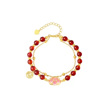 Children's Drawings Agate Bracelets Women's