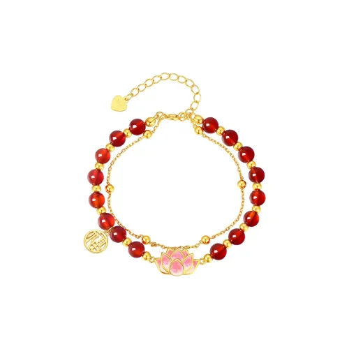 Children's Drawings Agate Bracelets Women's