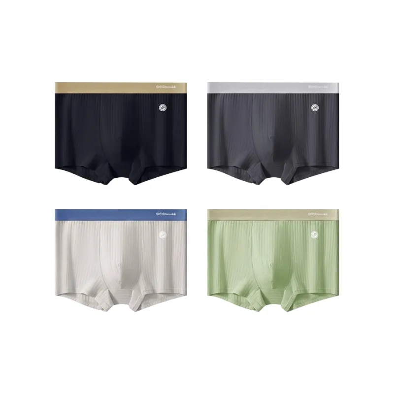 H YXIANG Underpants Men's 4 Pack-6