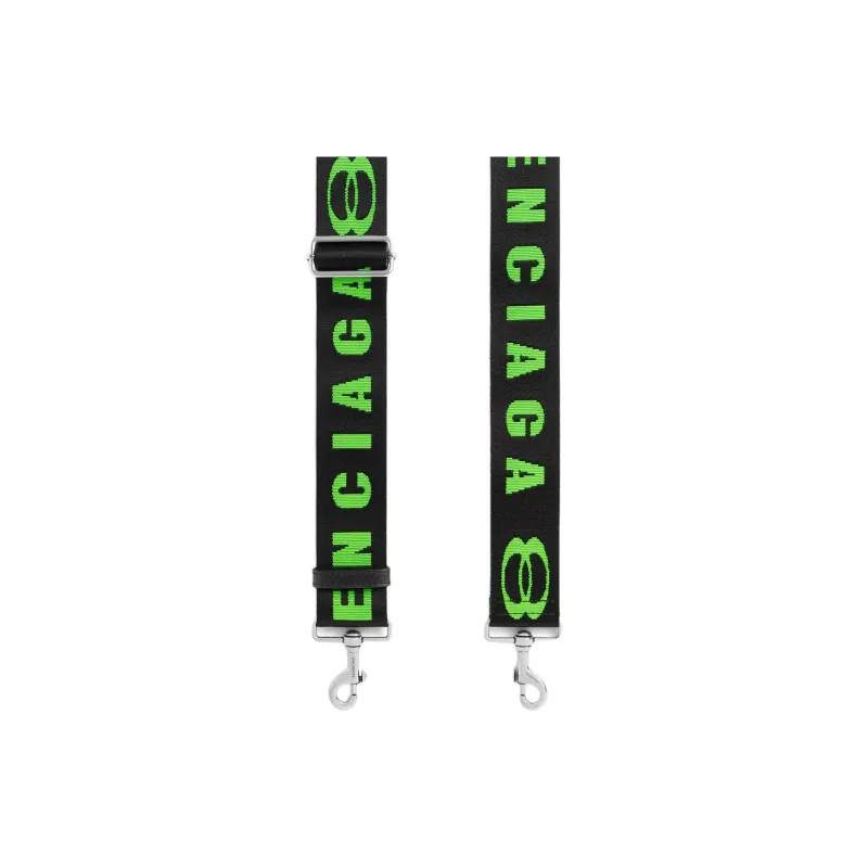 Balenciaga Polyamide Bag Strap Unisex Black-2