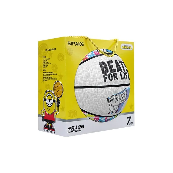 SIPAKESPORT x MINIONS PU Basketball BFL Neon Multicolor Size 7 Street Unisex-5