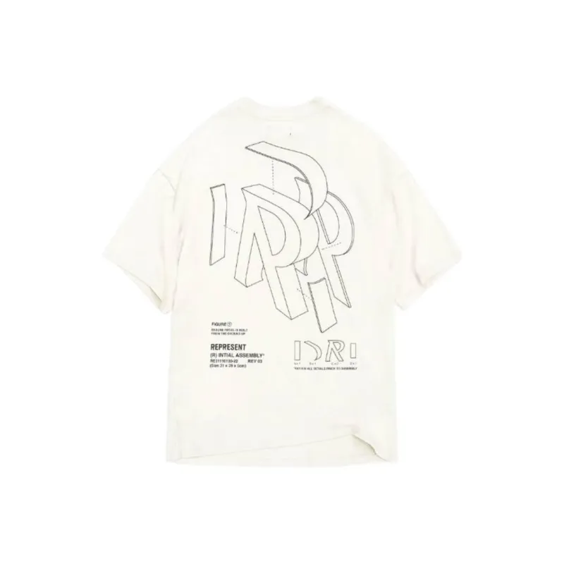 REPRESENT T Shirts Men White-1