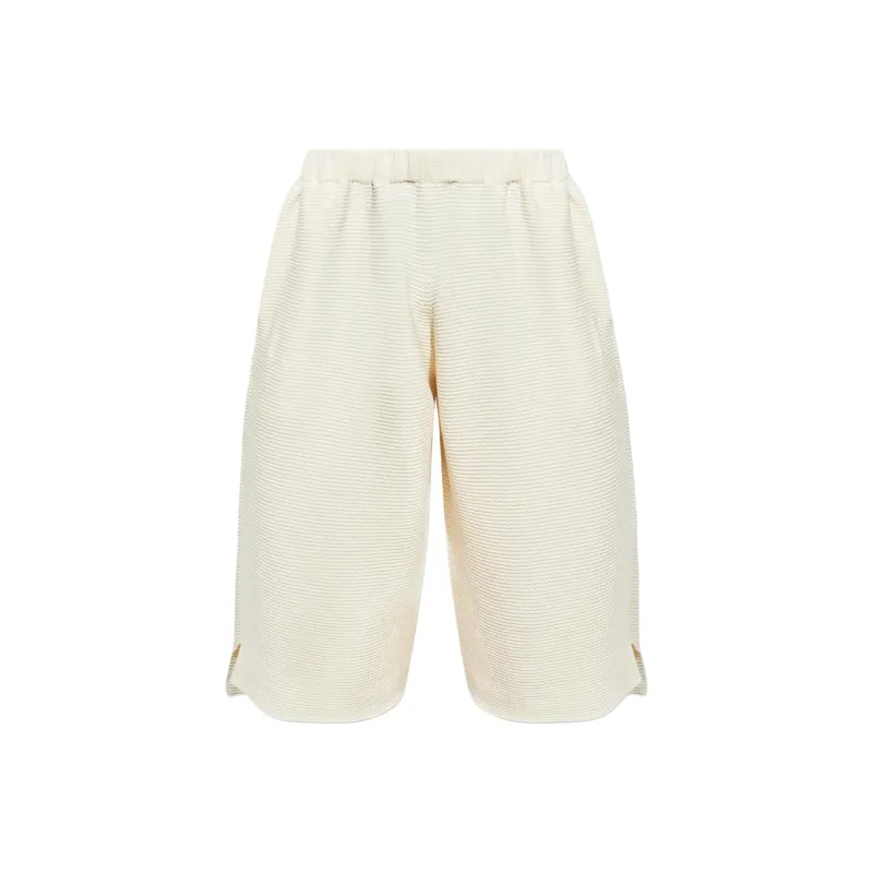 Homme Plissé Issey Miyake Ribbed knit Shorts-0