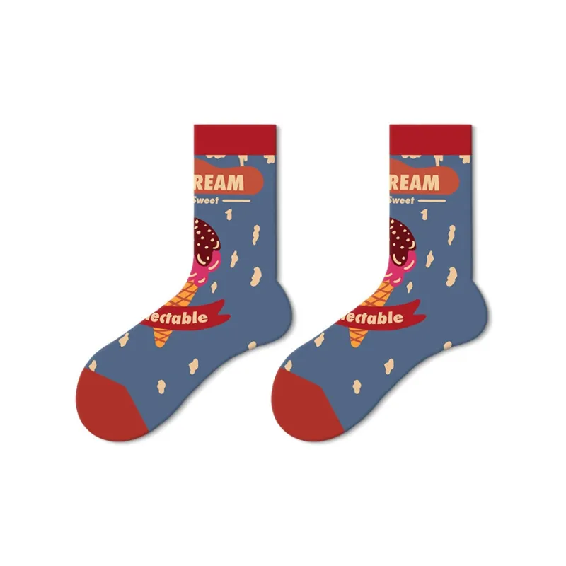 Gentle Welcome Mid Calf Socks Unisex 5 Pack-3