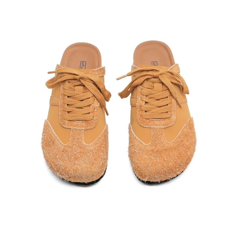 MUPPLE Rubber Sole Abrasion Resistant Slip Resistant Closed Toe Slippers Unisex-8