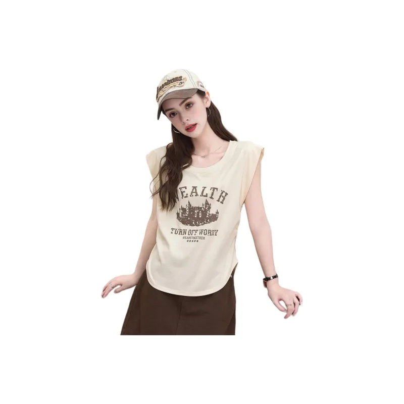 FAWENXIANGZI Flutter Sleeve T Shirt Women's-0