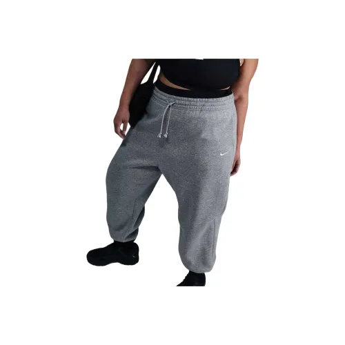 Nike Sportswear Phoenix Fleece FW/AW24 Knitted Sweatpants Women's Gray