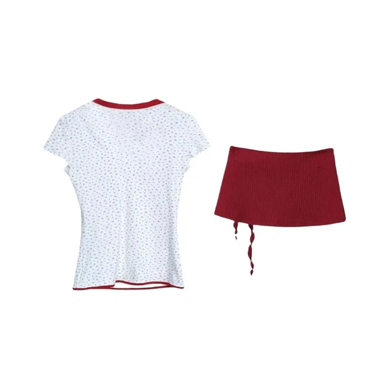 YGPRW Two Piece Skirt Sets Women's-1