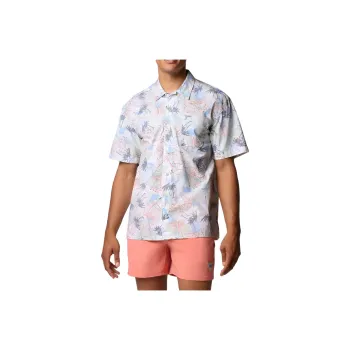 Columbia PFG Trollers Best Shirt Men's White Gold