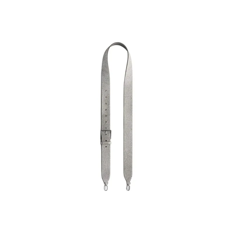 Balenciaga Calfskin Bag Strap Women's Smoke Gray-0
