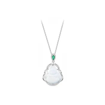 CMFY Chalcedony Jade Necklaces Unisex