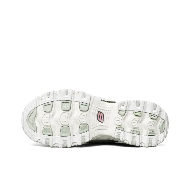 Skechers D'Lites 1.0 Chunky Sneakers Women's Low Top Natural/Pink-4