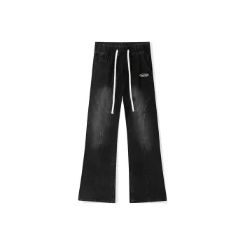 Chinpeno Jeans Unisex Stone Washed Black