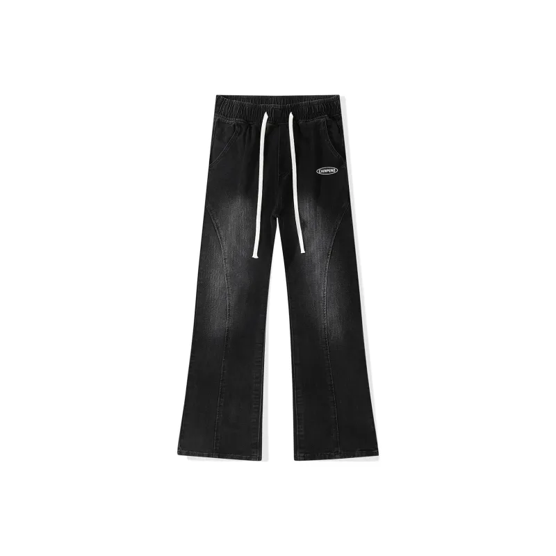 Chinpeno Jeans Unisex Stone Washed Black-0