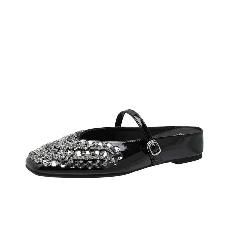 Lan Miao Abrasion Resistant Slip Resistant Closed Toe Slippers Women's-10