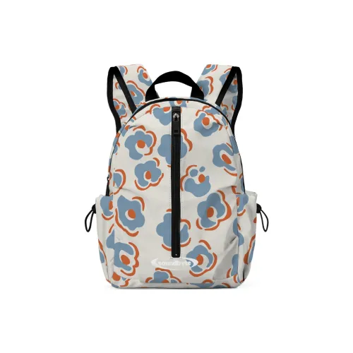 DRACONITE Polyester Backpack Regular Unisex Ecru
