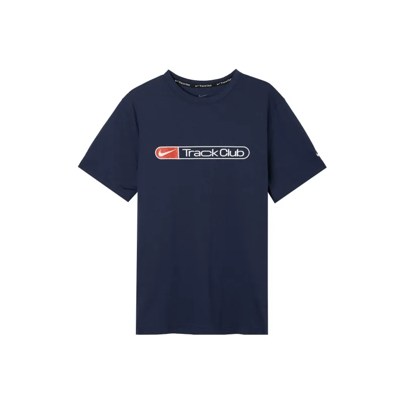 Nike Dri Fit T Shirts Men Navy Blue-0