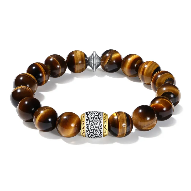 CMFY Tiger's Eye Stone Bracelets Unisex-5