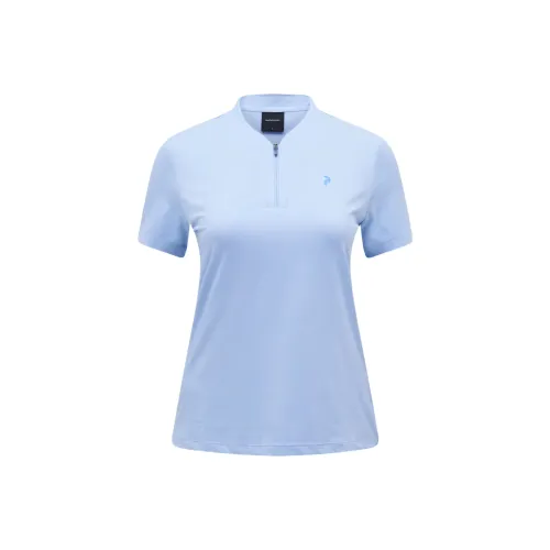 PEAK PERFORMANCE Polo Shirt Women's Eden Blue